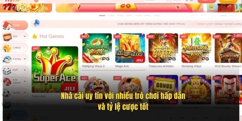777Loc - Link Truy Cập Đăng Nhập 777Loc Nhận Lộc Khủng 34 Nhà cái uy tín với nhiều trò chơi hấp dẫn và tỷ lệ cược tốt
